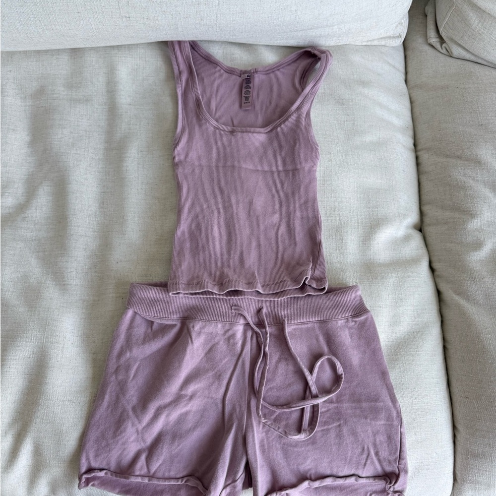 SKIMS Cotton Rib Tank&Cotton Jersey Short